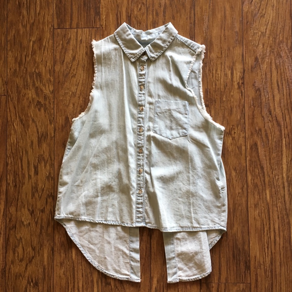 BDG Light awash Denim Sleeveless Top